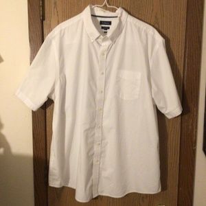 Hard to find White short sleeve dress shirt